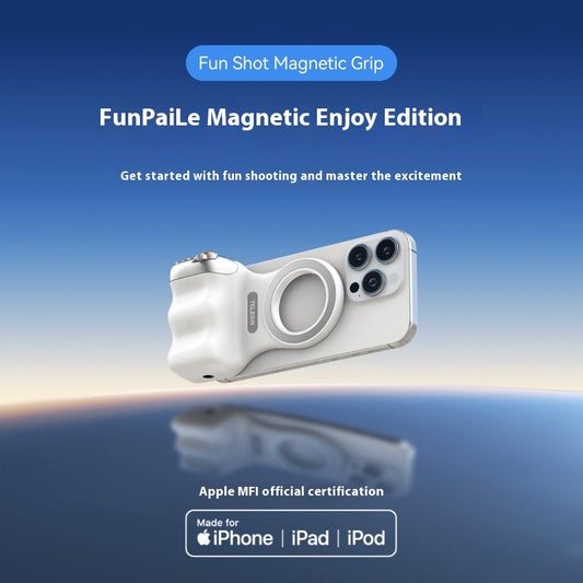 TELESIN Fun Shot Magnetic Phone Camera Grip With Magnetic Selfie Light